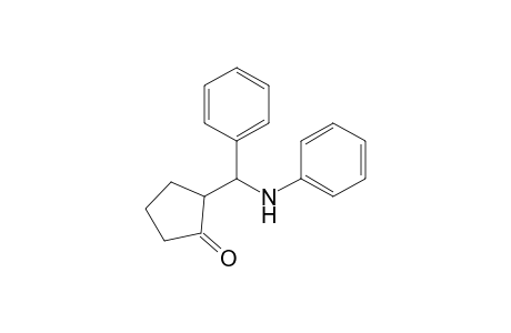 2-[Anilino(phenyl)methyl]cyclopentanone