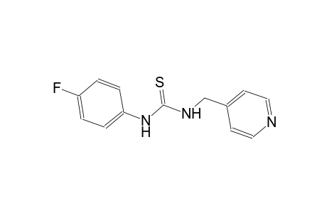 N-(4-fluorophenyl)-N'-(4-pyridinylmethyl)thiourea