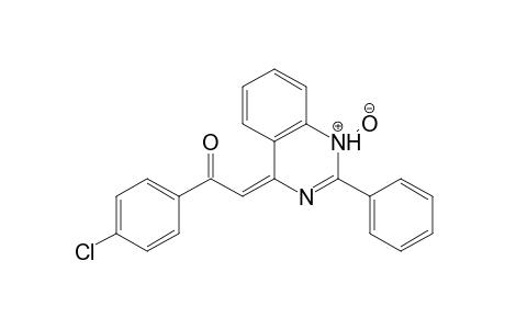 Ethanone, 1-(4-chlorophenyl)-2-(2-phenyl-4(1H)-quinazolinylidene)-, N-oxide