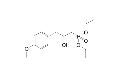 Diethyl 2-hydroxy-3-(4-methoxyphenyl)propylphosphonate