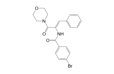 4-Bromo-N-[(Z)-1-(4-morpholinylcarbonyl)-2-phenylethenyl]benzamide