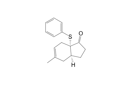 cis-2,3,3a,4,7,7a-Hexahydro-5-methyl-7a-(phenylthio)-1H-inden-1-one