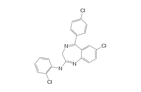 2-(ORTHO-CHLOROAMINOPHENYL)-3H-5-(PARA-CHLOROPHENYL)-7-CHLORO-1,4-BENZODIAZEPINE