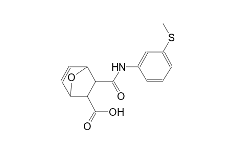 3-{[3-(methylsulfanyl)anilino]carbonyl}-7-oxabicyclo[2.2.1]hept-5-ene-2-carboxylic acid