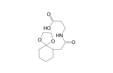 5-[N-(2-carboxyethyl)amidomethyl]-7,10-dioxaspiro[5.4]decane