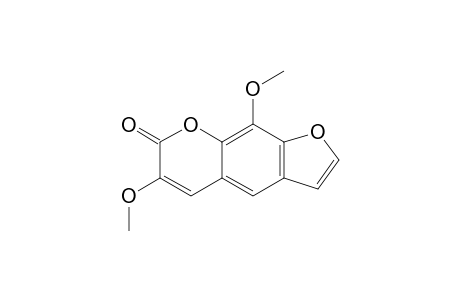 3,8-DIMETHOXYFURO-[3,2-G]-COUMARIN
