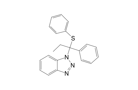 1-(1-phenyl-1-phenylsulfanyl-propyl)benzotriazole