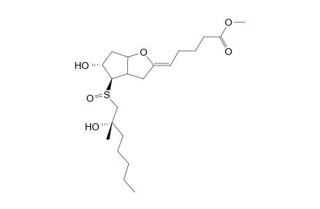 13,14-Dihydro-15-methyl-13-thiaprostacyclin - S-Oxide - Methyl Ester