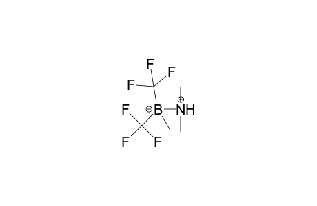Bis(trifluoromethyl)methylborane dimethylamine (N-B)