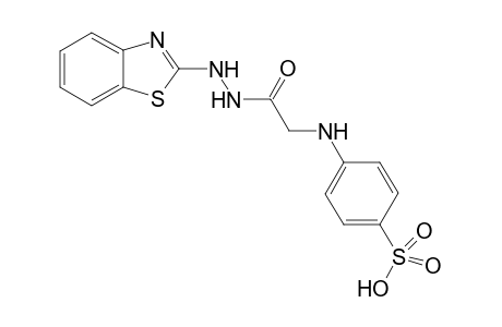 4-((2-(2-(Benzo[d]thiazol-2-yl)hydrazinyl)-2-oxoethyl)amino)benzenesulfonic acid