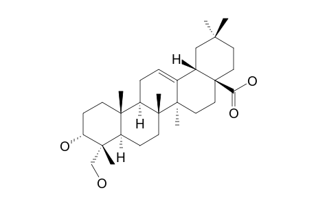 3-ALPHA,23-DIHYDROXY-OLEAN-12-EN-28-OIC_ACID;WILFOROL_C