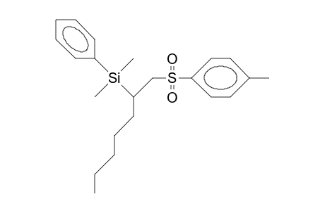 (+)-(R)-2-(Dimethyl-phenyl-silyl)-heptyl 4-tolyl sulfone