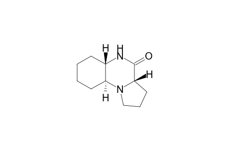 (3aS,5aS-trans,9aS)-dodecahydropyrrolo[1,2-a]quinoxalin-4(5H)-one