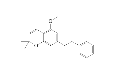 2,2-DIMETHYL-5-METHOXY-7-(2-PHENYLETHYL)-CHROMENE