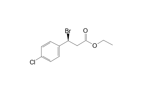 Ethyl (3S)-3-bromo-3-(4-chlorophenyl)propanoate