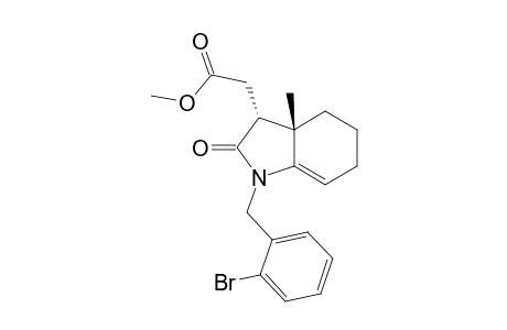 2-[(3R,3aS)-1-(2-bromobenzyl)-2-keto-3a-methyl-3,4,5,6-tetrahydroindol-3-yl]acetic acid methyl ester