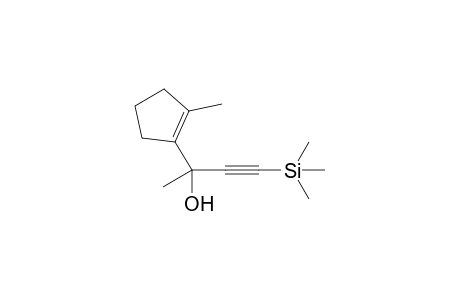 3-Hydroxy-3-(2-methylcyclopenten-1-yl)-1-trimethylsilyl-1-butyne