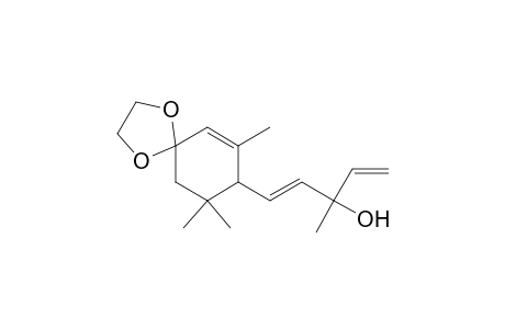 1,4-Pentadien-3-ol, 3-methyl-1-(7,9,9-trimethyl-1,4-dioxaspiro[4.5]dec-6-en-8-yl)-