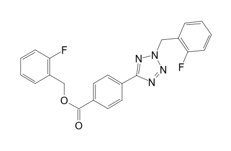 (2-fluorophenyl)methyl 4-[2-[(2-fluorophenyl)methyl]-1,2,3,4-tetrazol-5-yl]benzoate
