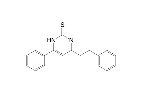 2(1H)-Pyrimidinethione, 4-phenethyl-6-phenyl-