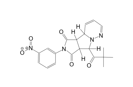 (4aS,4bR,7aS,8R)-8-(2,2-dimethylpropanoyl)-6-(3-nitrophenyl)-7a,8-dihydro-4aH-pyrrolo[3',4':3,4]pyrrolo[1,2-b]pyridazine-5,7(4bH,6H)-dione