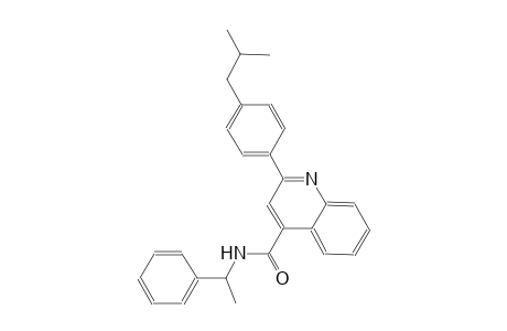 2-(4-isobutylphenyl)-N-(1-phenylethyl)-4-quinolinecarboxamide