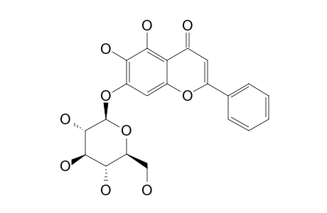 BAICALEIN-7-O-BETA-D-GLUCOPYRANOSIDE