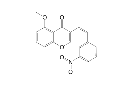 (Z)-5-METHOXY-3'-NITRO-3-STYRYLCHROMONE