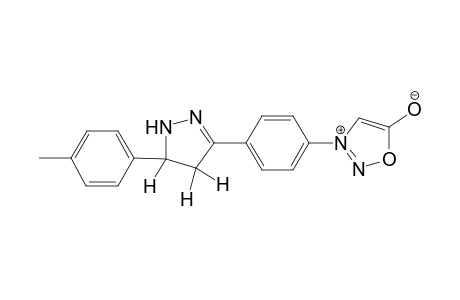 3-[4'-(4'',5''-Dihydro-5"-(p-tolyl)-1H-pyrazol-3"-yl)phenyl]-Sydnone