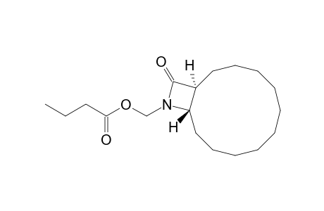 (1S,12S)-13-(Propylcarbonyloxymethyl)-13-azabicyclo[10.2.0]tetradecan-14-one