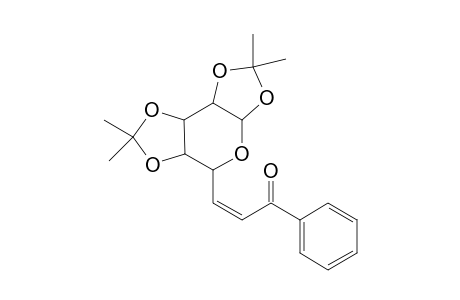 (Z)-7-Benzoyl-6,7-dideoxy-1,2:3,4-di-O-isopropylidene-6.alpha.-D-galacto-hepteno-1,5-pyrannose