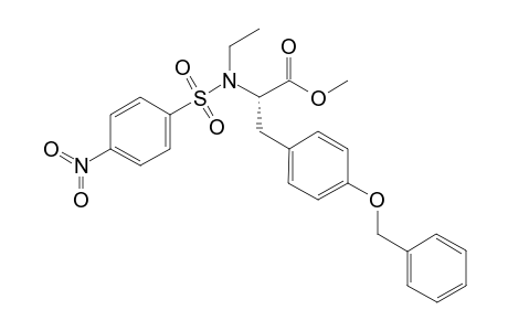 N-Ethyl-N-nosyl-O-benzyl-1-tyrosine Methyl Ester