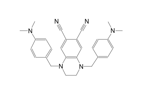6,7-quinoxalinedicarbonitrile, 1,4-bis[[4-(dimethylamino)phenyl]methyl]-1,2,3,4-tetrahydro-