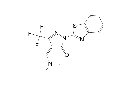 (4Z)-2-(1,3-benzothiazol-2-yl)-4-[(dimethylamino)methylene]-5-(trifluoromethyl)-2,4-dihydro-3H-pyrazol-3-one