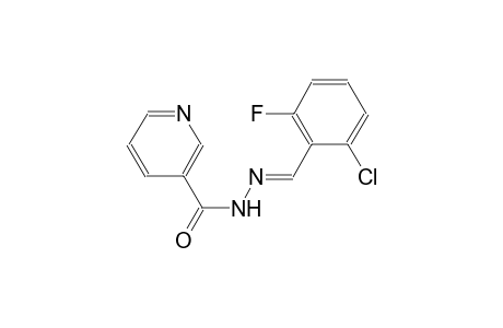 N'-[(E)-(2-chloro-6-fluorophenyl)methylidene]nicotinohydrazide