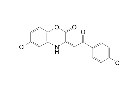 (3E)-6-chloranyl-3-[2-(4-chlorophenyl)-2-oxidanylidene-ethylidene]-4H-1,4-benzoxazin-2-one