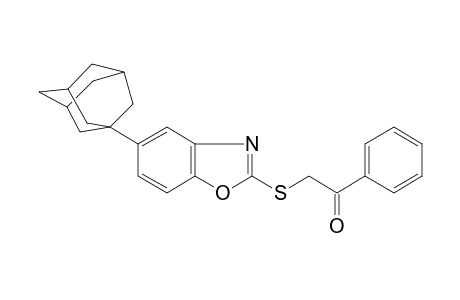 1-Ethanone, 1-phenyl-2-[(5-tricyclo[3.3.1.1(3,7)]dec-1-yl-1,3-benzoxazol-2-yl)thio]-