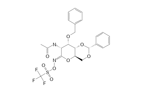 (2-ACETAMIDO-3-O-BENZYL-4,6-O-BENZYLIDENE-2-DEOXY-D-ALLOPYRANOSYLIDENE)-AMINO-TRIFLUOROMETHANE-SULFONATE