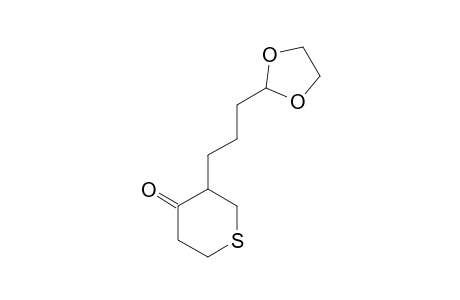3-[3-(1,3-DIOXOLAN-2-YL)-PROPYL]-TETRAHYDRO-4-H-THIOPYRAN-4-ONE