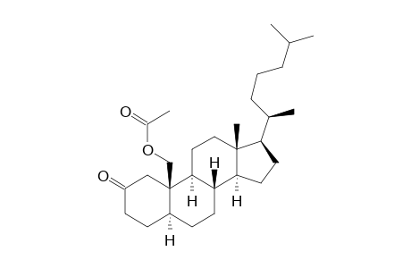 5.alpha.-Cholestan-2-one, 19-hydroxy-, acetate