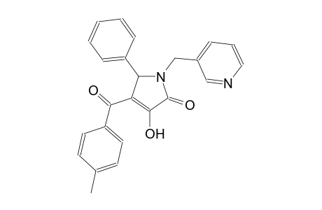 2H-pyrrol-2-one, 1,5-dihydro-3-hydroxy-4-(4-methylbenzoyl)-5-phenyl-1-(3-pyridinylmethyl)-