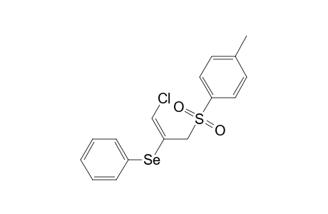 Benzene, 1-[[3-chloro-2-(phenylseleno)-2-propenyl]sulfonyl]-4-methyl-, (E)-