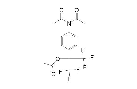 p-(diacetylamino)-.alpha.,.alpha.-bis(trifluoromethyl)benzyl ester of acetic acid