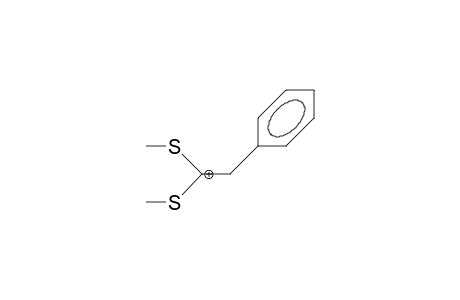 Bis(methylthio)-benzyl carbenium cation