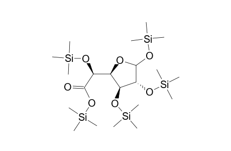Trimethylsilyl 1,2,3,5-tetrakis-O-(trimethylsilyl)hexofuranuronate