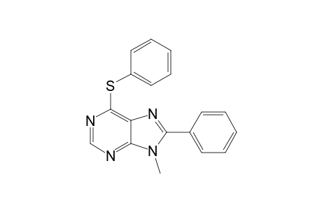 9-Methyl-8-phenyl-6-(phenylsulfanyl)-9H-purine
