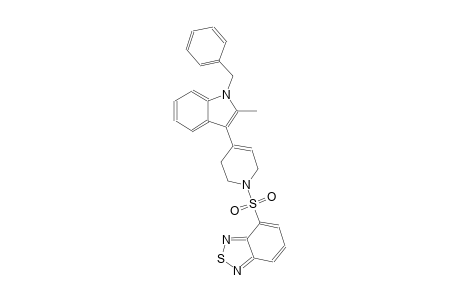 2,1,3-benzothiadiazole, 4-[(3,6-dihydro-4-[2-methyl-1-(phenylmethyl)-1H-indol-3-yl]-1(2H)-pyridinyl)sulfonyl]-