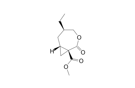 5-ETHYL-1-(METHOXYCARBONYL)-2-OXO-3-OXABICYCLO-[5.1.0]-OCTANE