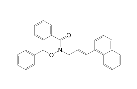 N-(Benzyloxy)-N-((E)-3-(naphthalen-1-yl)allyl)benzamide