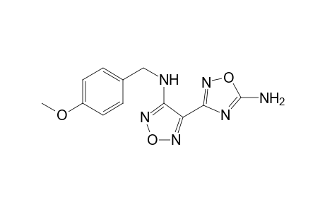 1,2,4-Oxadiazol-5-amine, 3-[4-[[(4-methoxyphenyl)methyl]amino]-1,2,5-oxadiazol-3-yl]-